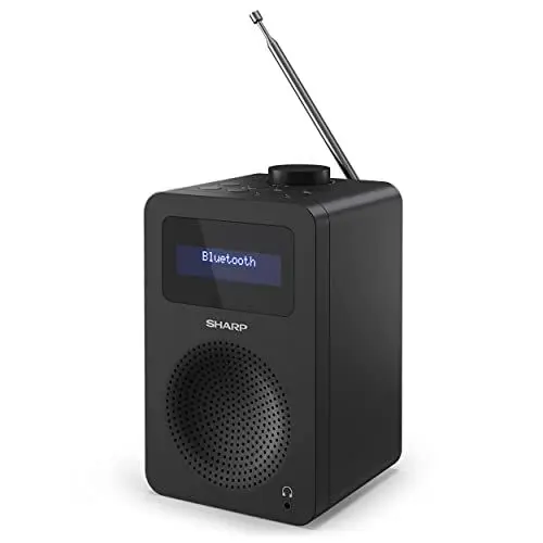Produktbild: SHARP DR-430 Digitalradio (DAB/DAB+/FM mit RDS, Bluetooth 5.0, Kopfhöreranschluss, 5 Watt), schwarz