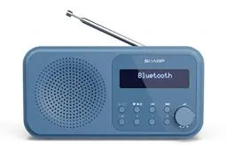 Produktbild: SHARP DR-P420 Portables Digitalradio (DAB/DAB+/FM mit RDS, USB, Bluetooth 5.0, 3,5mm Klinke Wecker-Funktionen), Blau