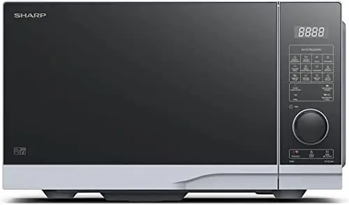 Produktbild: SHARP PG254AES Mikrowelle mit Grill (Mikrowelle: 900W, Grill: 1000W, 10 Leistungsstufen, Auftaufunktion, Abmessungen: 483x281x403cm), silber