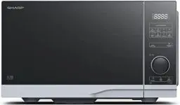 Produktbild: SHARP PS254AES Mikrowelle (Mikrowelle: 900W, 10 Leistungsstufen, Auftaufunktion, Abmessungen: 483x281x403cm), silber