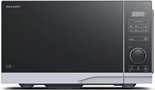 Produktbild: SHARP PS254AES Mikrowelle (Mikrowelle: 900W, 10 Leistungsstufen, Auftaufunktion, Abmessungen: 483x281x403cm), silber