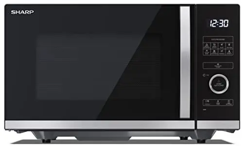 Produktbild: SHARP QS254AEB Mikrowelle (Mikrowelle: 900W, 10 Leistungsstufen, Auftaufunktion, Abmessungen: 490x288x395cm), schwarz