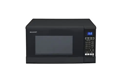 Produktbild: SHARP R670BK 2in1 Mikrowelle mit Grill (20 L, 800 Watt, 1000 Watt Grill, 10 Leistungsstufen, 13 AutoCook-Automatikprogramme, Timer) / Schwarz
