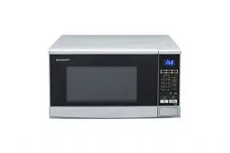Produktbild: SHARP R670S 2in1 Mikrowelle mit Grill (20 L, 800 Watt, 1000 Watt Grill, 10 Leistungsstufen, 13 AutoCook-Automatikprogramme, Timer) / Silber