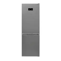 Produktbild: SHARP SJ-BA09RHXLC-EU Kühl-/Gefrierkombination/C/NoFrost/Kühlteil: 207 L/Gefrierraum: 88 L/Elektronische Steuerung / 1 Gemüse- & Obstschubfächer / 2 Gefrierschubfächer/Inox Look