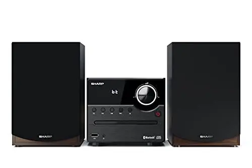 Produktbild: SHARP XLB512BR Mirco-Soundsystem 45W (UKW/FM-Radio, Bluetooth, USB, CD, MP3), braun