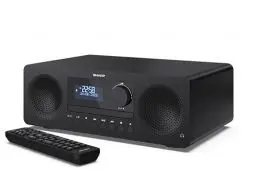 Produktbild: SHARP XL-B720D (BK) All-in-One Hi-Fi-System (60W), digitales Radio mit DAB+ und FM-Tuner, Bluetooth, schwarz