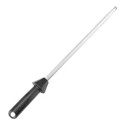 Produktbild: Sharpeak Gesamt 45 cm Stangen 30 cm Wetzstähle Wetzstab Messerschärfer Stab mit eingebauten Schärfwinkel Führungen, Wetzstahl für messer Abziehstahl Messerschärfen Magnetisiert Messerstahl Schleifstab