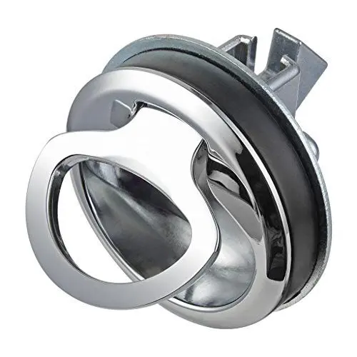 Produktbild: Sharplace Möbelschlosser Möbelgriff Schloss für Camping Boot, Push Lock Schloss, Zinklegierung Flush Hatch Lock Fallenschloss für Schrank Wohnwagen Caravan Schublade Möbel - S 38 mm