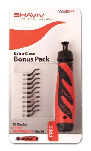 Produktbild: Shaviv 29249 Bonuspackung für Extra Close Work Mango IIB mit 10 Klingen Typ B10