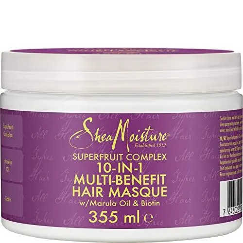 Produktbild: SHEA MOISTURE Moisture Superfruit 10-in-1 Renewal System Haarmaske, 355 ml