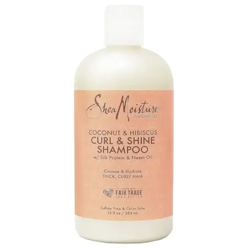 Produktbild: SheaMoisture Coconut & Hibiscus sulphate free Curl & Shine Shampoo for thick, curly hair 384 ml
