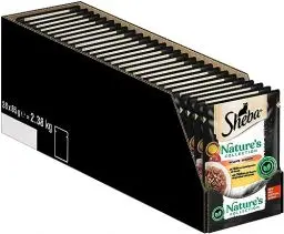 Produktbild: SHEBA Nature's Collection in Sauce - Hochwertiges Katzennassfutter mit Huhn im Portionsbeutel - 28 x 85g