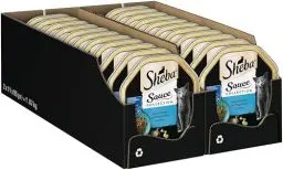 Produktbild: SHEBA Schale Nassfutter für Katzen Sauce Collection Sauce Lover mit Thunfisch MSC-Zertifiziert 2 x 11 x 85g