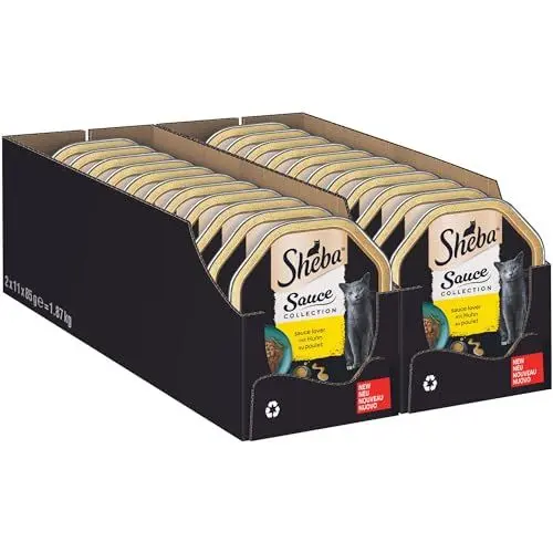 Produktbild: Sheba Sauce Collection Sauce Lover Katzen Nassfutter in Schale mit Huhn 2x11x85g