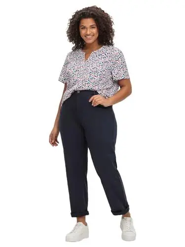 Produktbild: Sheego Damen Große Größen Jeans mit seitlichem Dehnbund Freizeitmode sportlich -