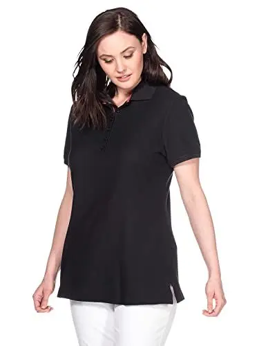 Produktbild: Sheego Damen Große Größen Poloshirt Basicmode sportlich - -