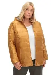 Produktbild: Sheego Damen Große Größen Steppjacke mit Stehkragen und Kapuze Citywear sportlich -