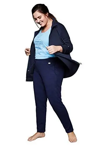 Produktbild: Sheego Damen Große Größen Sweatjacke mit Stehkragen und Bindeband Freizeitmode sportlich - -