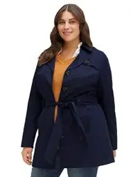 Produktbild: Sheego Damen Große Größen Trenchcoat als Klassiker und Kombipartner Citywear klassisch Zierknöpfe