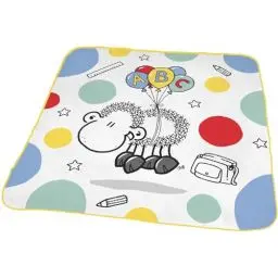 Produktbild: Sheepworld Zauberhandtuch Motiv Schäfchen | Gästehandtuch, 30 cm x 30 cm, gepresst, 100% Baumwolle | Geschenk, Schultüte, Kindergeburtstag | 48827