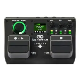 Produktbild: SHEERAN LOOPER + Dual Track Pedal für Gitarre, Bass, Keyboard, Vocals und Mehr, mit 128 Loops Speicher, 4 Looping Modi, LED-Display und Audiointerface