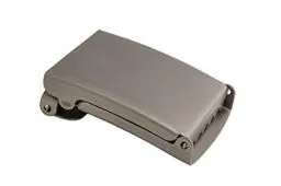 Produktbild: Shenky Schnalle für Stoffgürtel | 4cm Breite | Nickel satiniert | für Nylongürtel Militärgürtel | Schließe | Bandgürtel | Gürtelschnalle | Herrengürtel Militär Bundeswehr | für Gürtel | Matt