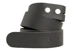 Produktbild: shenky Wechselgürtel ohne Schnalle Leder | 4cm Breite | Bundweite 90cm | Gürtel für Gürtelschnalle | Ledergürtel zum Wechseln | Herrengürtel | Echtleder | Damen | Schwarz | Länge 100cm