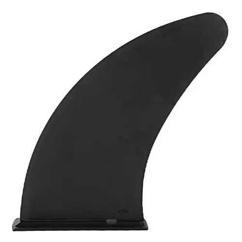 Produktbild: Shenruifa 11-Zoll-Surffinne, PVC-Fixierung mit Festem Sockel, Schwarzes Mittelstabilisator-Befestigungspaddel für Longboard-Surfbrettflosse, Standup-Paddleboard-Flosse