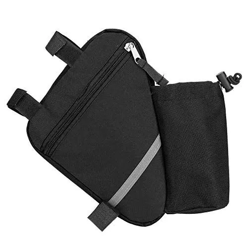 Produktbild: shenruifa Fahrrad-Reparatur-Sets, Werkzeugtasche, Fahrradträger, Dreieck, Wasserflasche, Wasserkocher, Taschen, Fahrradzubehör (Schwarz)