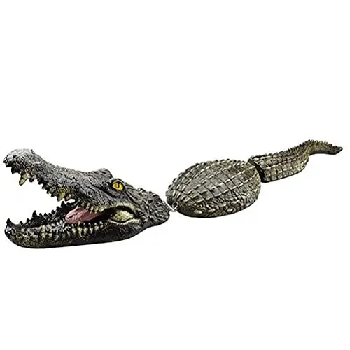 Produktbild: shenruifa Siamesische Alligator-Statue, Kunstharz, Schwimmendes Ornament, Simulationsstatue, Wasser-Köder Pool, Teich, Garten (Wassersimulation befestigtes Krokodil)