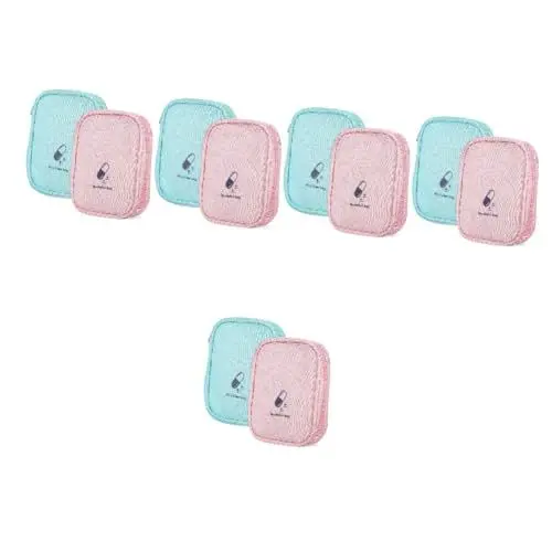 Produktbild: SHERCHPRY 10 STK Pille Erste-Hilfe-Tasche Notfalltasche Erste-Hilfe-Artikel Reiseapotheke Medikamententasche aufbewahrungssack Reise-Pflegetasche Erste-Hilfe-Kasten wasserdichtes Oxford-Tuch