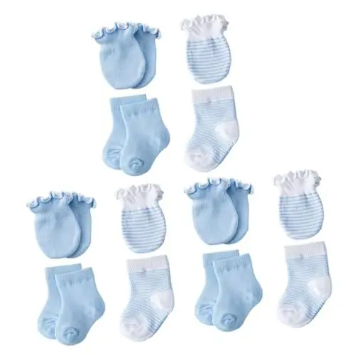 Produktbild: SHERCHPRY 12 Paare Jungenanzüge Mädchen Handschuhe Unisex-Socken Mädchen Kleidung Anzug Babyhandschuhe Socken für Kleinkinder Fäustlinge einstellen Produkte für Kinder Passen neugeboren