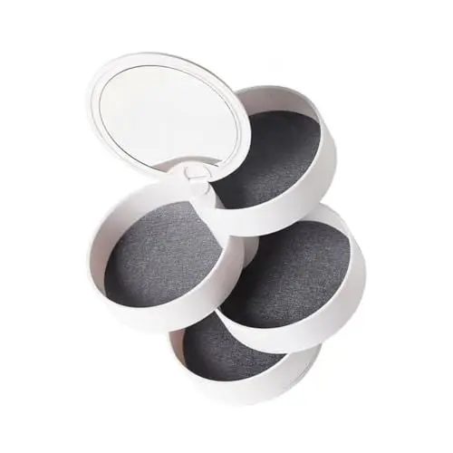 Produktbild: SHERCHPRY Rotierende Mehrschichtige Schmuckbox Für Ohrringe Halsketten Armbänder Organizer Behälter Zur Aufbewahrung Von Schmuck Und Kleinigkeiten