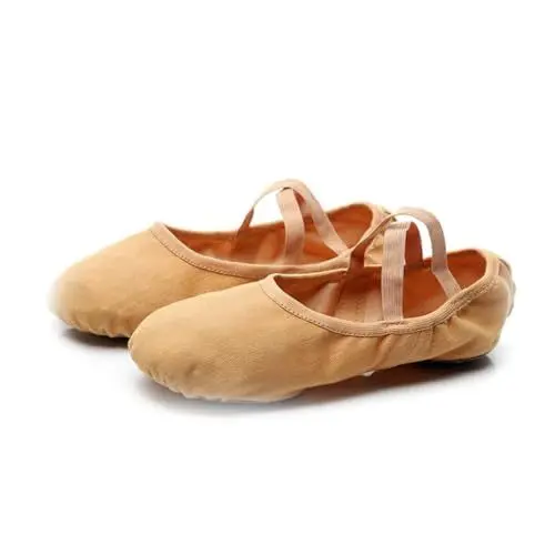Produktbild: SHERCHPRY 1 Paar Taschenschuhe Lateinische Tanzschuhe rutschfeste Schuhe Ballett Spitzenschuhe Ballettschuhe Ballettstiefeletten Tanzschuhe Mit Tasche Barre-Schuhe Professionelle Tanzschuhe