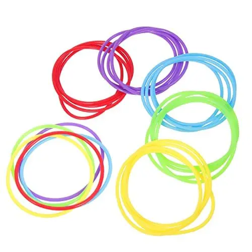 Produktbild: SHERCHPRY 25St Buntes Gummiarmband Neon-Armband Armbänder für Mädchen Regenbogen-Gelee-Armbänder Mädchen Schmuck haarband hair- haar tapes farbiges Armband Armbänder ästhetisch Kieselgel