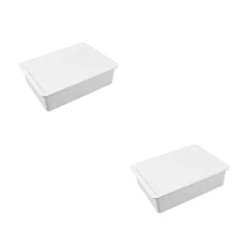 Produktbild: SHERCHPRY 2Er-Box Aufbewahrungskiste Kartenbox Organizer-Box sammelbox kleinteilebox kartenaufbewahrung kartenhalter Sammelkarten-Organizer Kartenhülle Spielkartenetuis Plastik