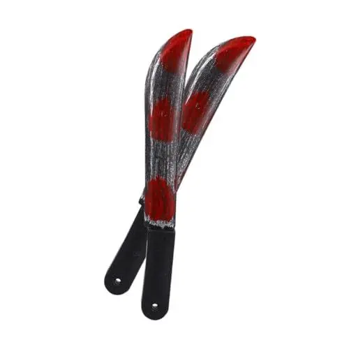 Produktbild: SHERCHPRY 2St Requisiten für Simulationsmesser verdammtes Metzgerspielzeug Halloweenkostüm Partyzubehör Halloween Costume Halloween Kleidung Simulation Halloween-Requisite Plastik