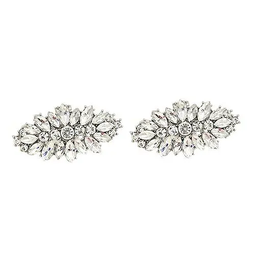 Produktbild: SHERCHPRY 2 Stücke Frauen Clip Schuhe Clips Legierung Schuhe Schnalle Glas Diamant Schuhe Schnallen Schuhe Zubehör