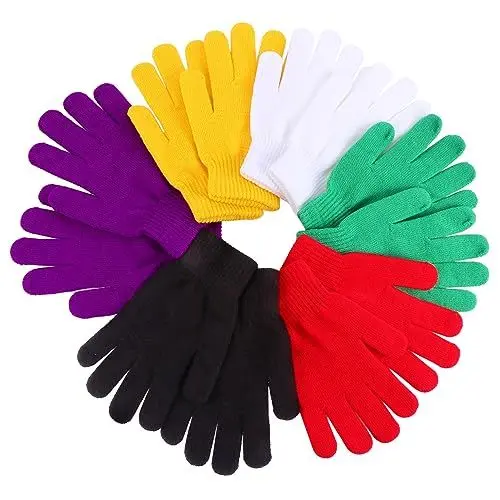 Produktbild: SHERCHPRY 6 Paare gestrickte Handschuhe farbige Handschuhe warme Handschuhe Winterhandschuhe damen Handschuhe für Kinder Damen Strickhandschuhe Herrenhandschuhe Erwachsener Fräulein Kaschmir