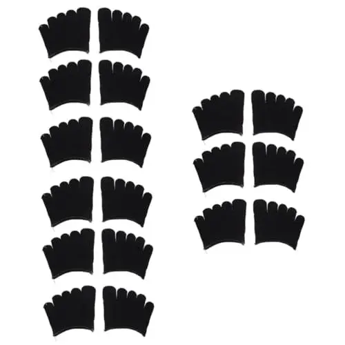 Produktbild: SHERCHPRY 9 Paare halbe Zehensocken Yogasocken für Männer sockenschuhe Damensocken Männer Socken Fünf-Finger-Zehensocken für Damen Vorfuß Boot Zehenspitzen unsichtbare Socke kuschelige Socke