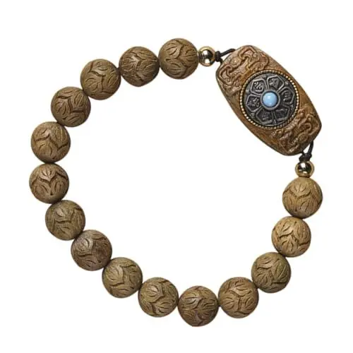 Produktbild: SHERCHPRY Luxuriöses Holzarmband für Frauen Rosenkranz-perlenarmband Handwerkskunst