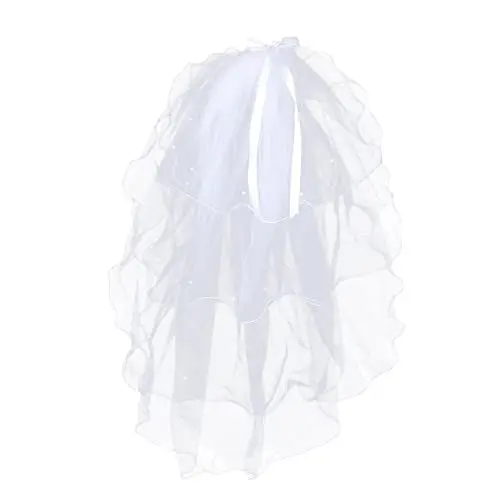 Produktbild: SHERCHPRY Brautschleier für die Hochzeit weißer Schleier hochzeitshaarschmuk hochzeitsschleier kamm comb Schleier für die Braut schöner Brautschleier Hochzeitskleid Zubehör