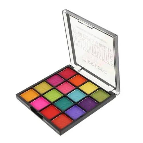 Produktbild: SHERCHPRY Farben Lidschatten Palette Für Halloween Matte Glitzer Augen-make-up Für Cosplay Und Partys Hochpigmentierte Tragbare Kompakt-palette Für Kreative Looks