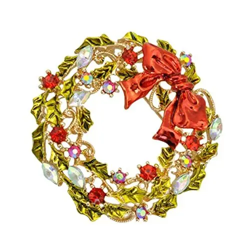 Produktbild: SHERCHPRY Modisches Weihnachtsschmuckset für Frauen Legierung Brosche Anstecknadel Brustnadel