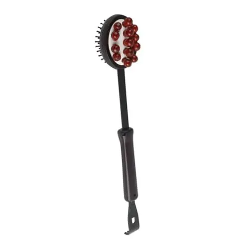 Produktbild: SHERCHPRY Rückenhammer Massagehammer Aus Holz Mit Doppelten Enden Für Schulter Rücken Beine Muskelentspannung Und Schmerzlinderung Rückenkratzer-kombination Für Gesundheit Und Fitness