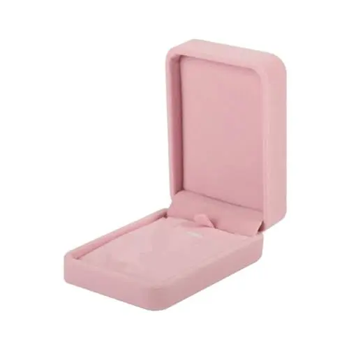 Produktbild: SHERCHPRY 2stücke Lint Schmuckboxen Niedliche Aufbewahrung Für Halsketten Und Für Schmuckausstellungen Und Schlafzimmer Elegantes Design Edlem Farbton