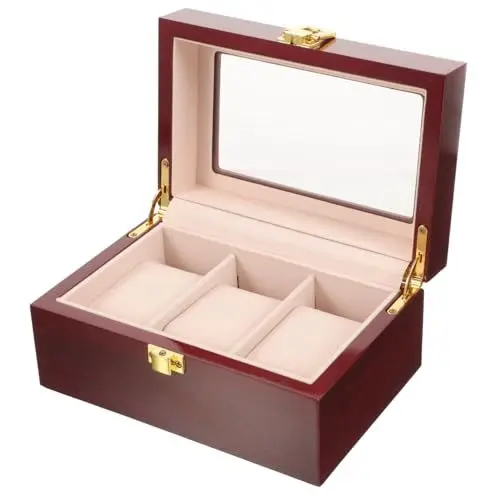 Produktbild: SHERCHPRY Uhrenbox Armband-displaybox Organizer Für Uhrengehäuse Für Herren Antike Schmuckschatulle Uhrengehäusehalter Uhrenhalter Retro-ringbehälter Hölzern Fräulein Lagerung Sammelbox