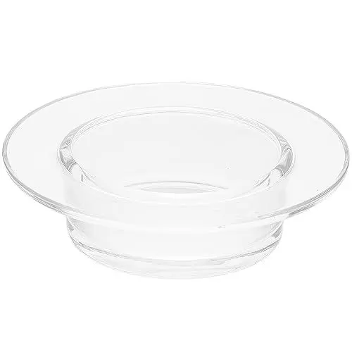 Produktbild: SHERCHPRY Wachswärmer-Ersatzschale Glaswachsschmelzschale Aromalampe Wachsschmelzglasschale Ersatz-Ölwärmerschale Ölwärmer-Heizschale Ersatzplattenschüssel Wachswärmer Für Wachsschmelzen