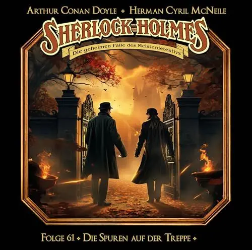 Produktbild: Sherlock Holmes - Folge 61: Die Spuren auf der Treppe . Hörspiel.